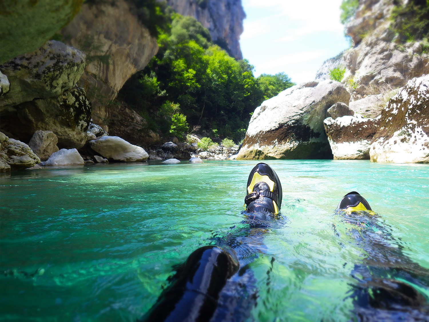 canyoning verdon a la ferte